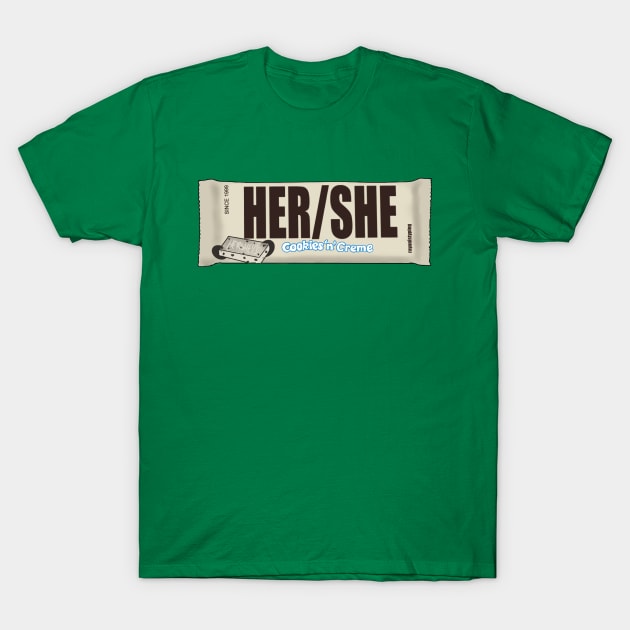 Her/She T-Shirt by rayanistyping